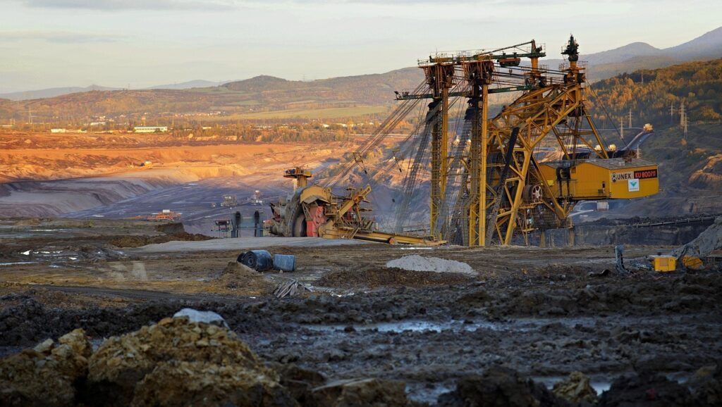 Green Copper Refining Plant 3 extraction, mine, machine, coal, excavator, coal mining, large machine, surface, mining, industry, extraction, mine, mine, coal mining, mining, mining, mining, mining, mining