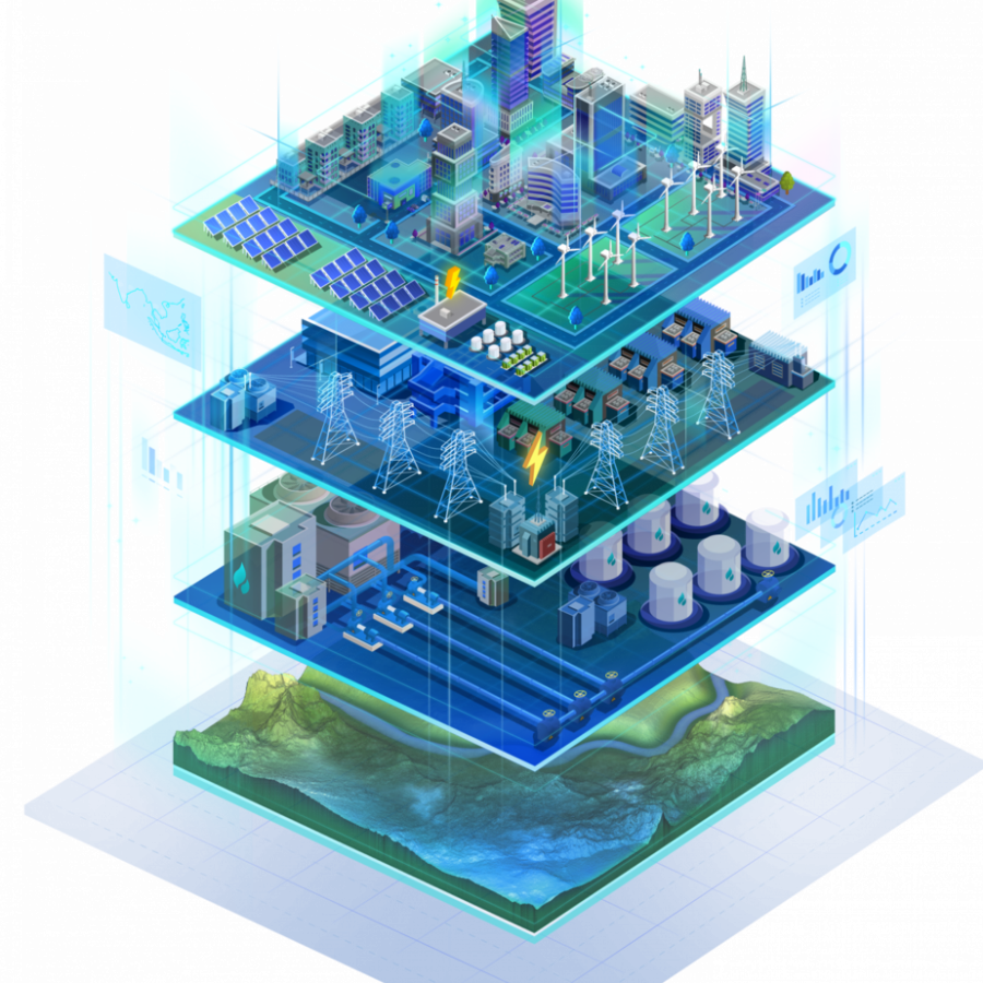 Mobile Page Banner 1 Globe Blue spatial layers